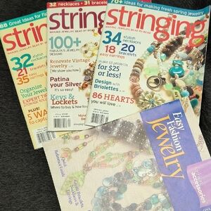 Stringing Magazines 2008 2009 Jewelry Making Beading Projects